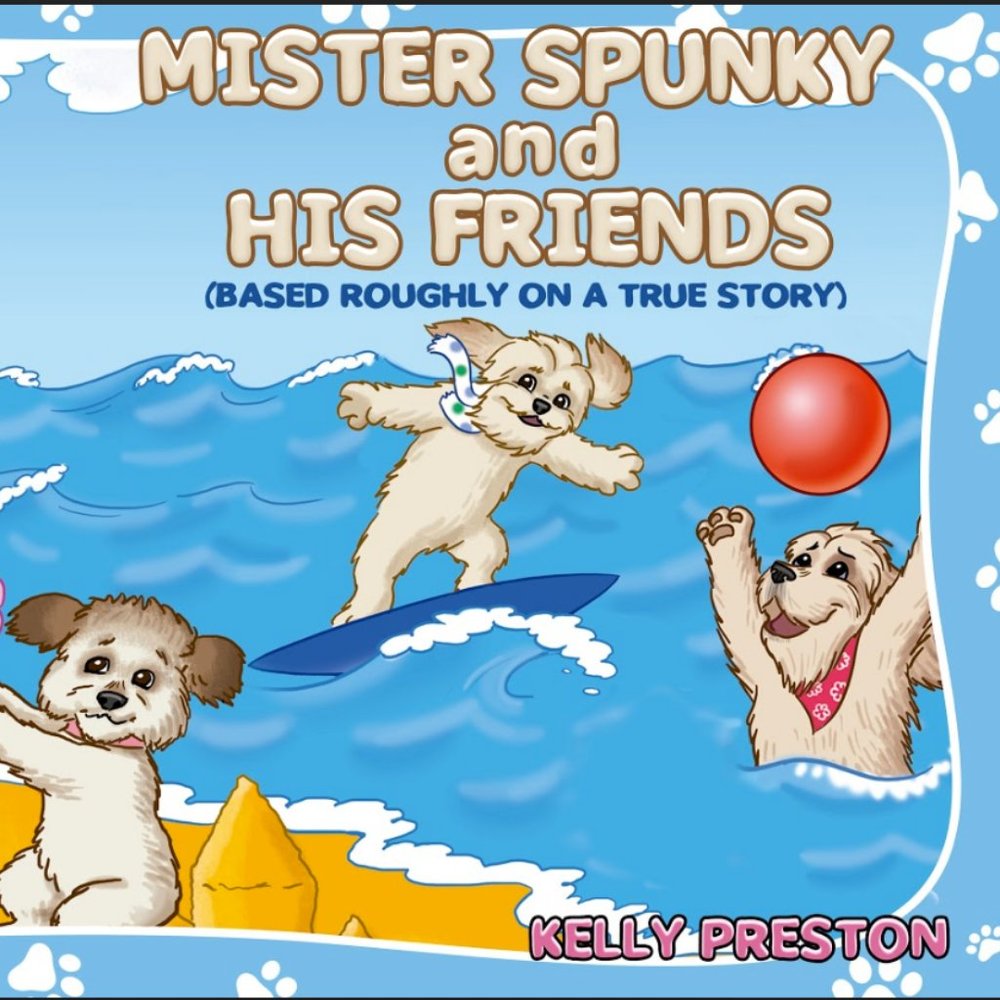 Award Wining Children's Picture and Coloring Book - Mister Spunky and His Friend